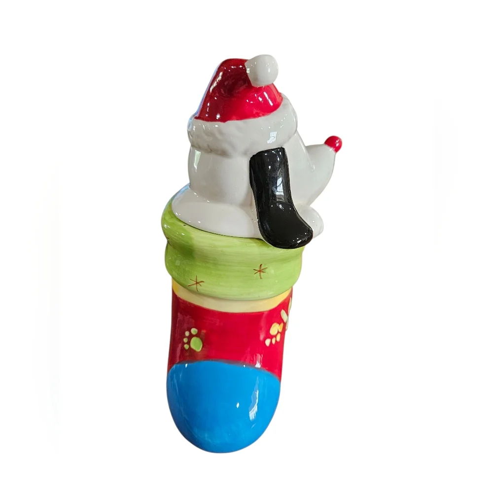 XMAS doggie Treat Jar